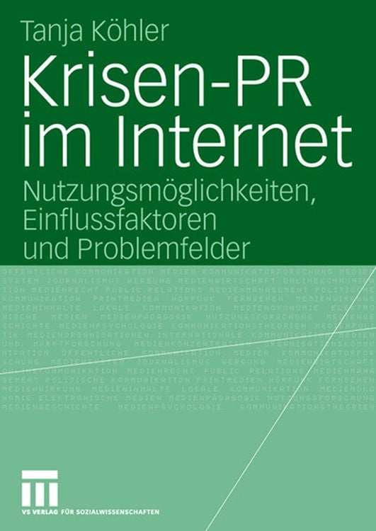 Produktbild: Krisen-PR im Internet