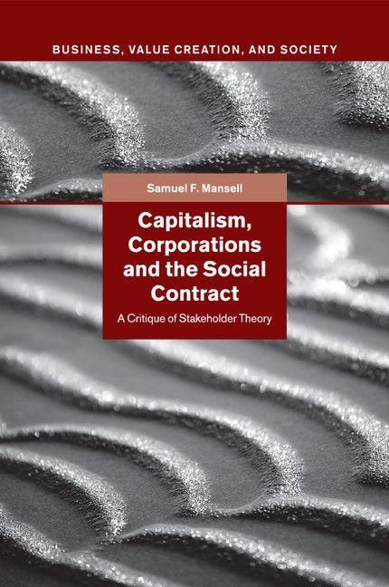 Produktbild: Capitalism, Corporations and the Social Contract