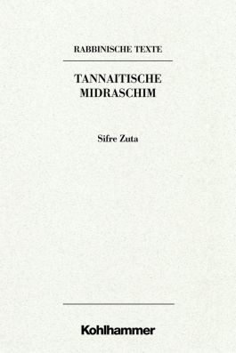 Produktbild: Rabbinische Texte. Zweite Reihe. Sifre Zuta