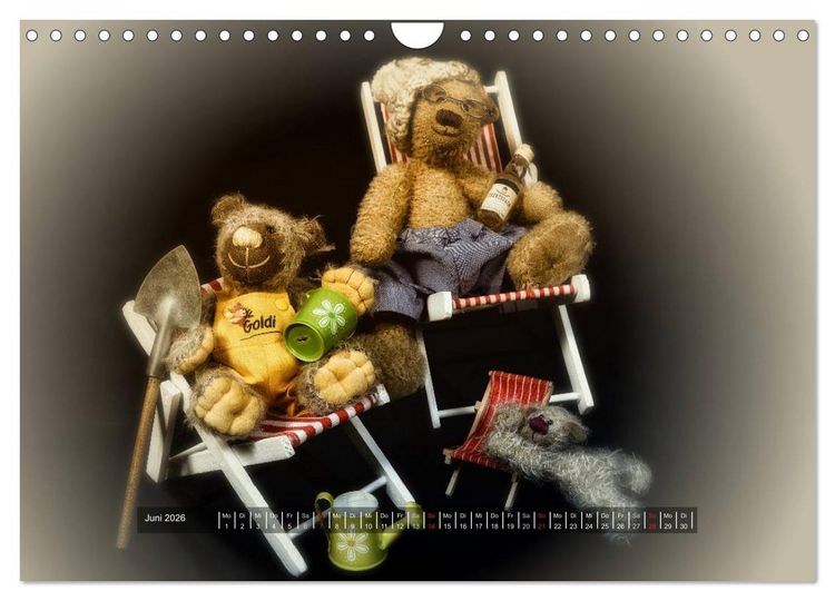 Produktbild: Die Teddys sind los (Wandkalender 2026 DIN A4 quer), CALVENDO Monatskalender