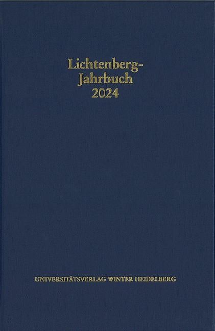 Produktbild: Lichtenberg-Jahrbuch 2024
