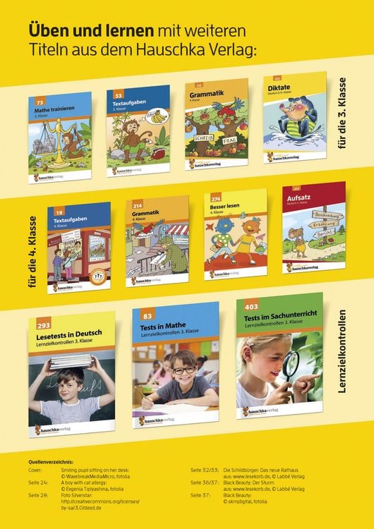 Produktbild: &Uuml;bungsheft mit Tests in Deutsch 3. Klasse