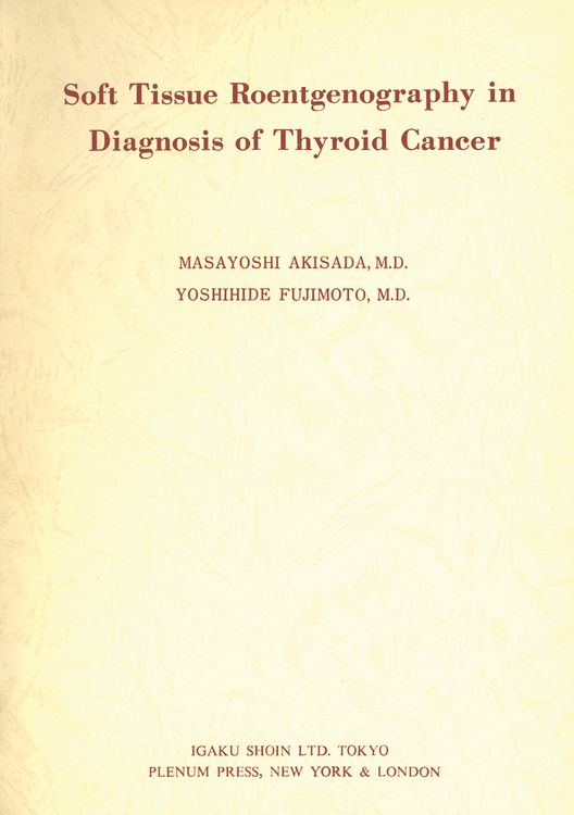 Produktbild: Soft Tissue Roentgenography in Diagnosis of Thyroid Cancer