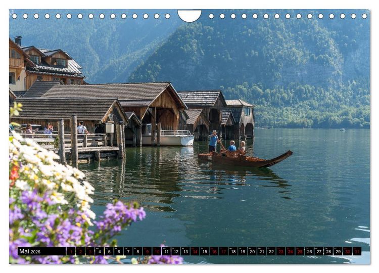 Produktbild: Welterberegion Hallstatt Dachstein (Wandkalender 2026 DIN A4 quer), CALVENDO Monatskalender