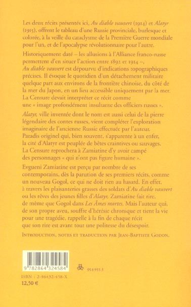 Produktbild: Au diable vauvert, suivi de Alatyr