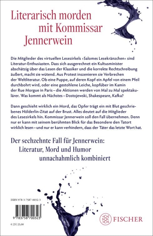 Produktbild: Kommissar Jennerwein und der tintendunkle Verdacht
