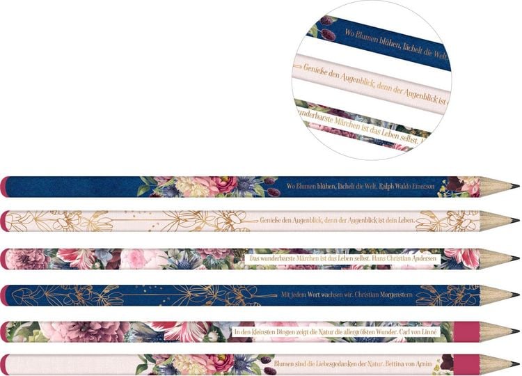 Produktbild: Bleistift-Set mit Spr&uuml;chen