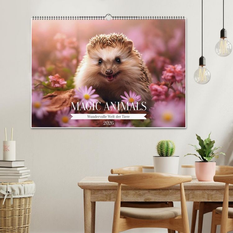 Produktbild: Magic Animals (Wandkalender 2026 DIN A2 quer), CALVENDO Monatskalender