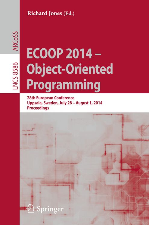 Produktbild: ECOOP 2014 -- Object-Oriented Programming