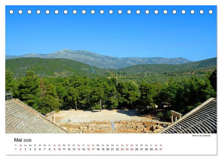 Produktbild: Reise nach Athen (Tischkalender 2026 DIN A5 quer), CALVENDO Monatskalender