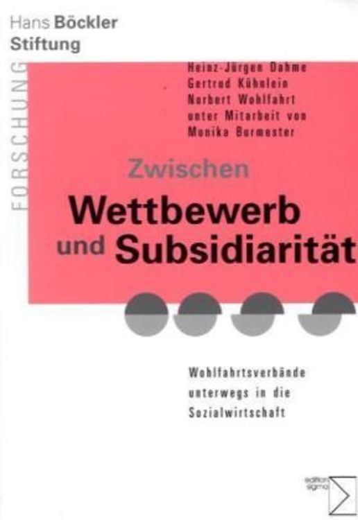 Bild vom Artikel Zwischen Wettbewerb und Subsidiarität vom Autor Heinz-Jürgen Dahme