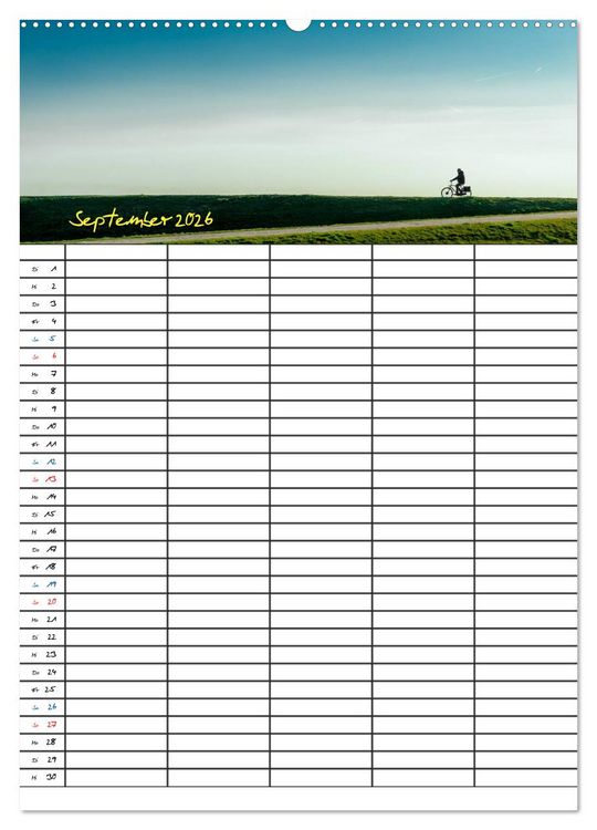 Produktbild: JUIST - DIE NORDSEEINSEL (hochwertiger Premium Wandkalender 2026 DIN A2 hoch), Kunstdruck in Hochglanz