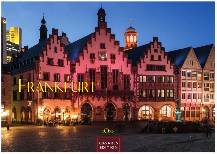 Produktbild: Frankfurt Kalender 2027 &ndash; Wandkalender | Fotokalender Deutschland 24x35cm &ndash; faszinierende Stadtansichten der Mainmetropole mit 12 gro&szlig;formatigen Bildern
