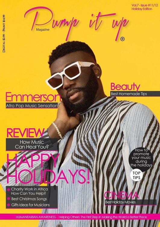 Produktbild: Pump it up Magazine - Emmerson Afro-Pop Multiple Award Winning Singer From Sierra Leone