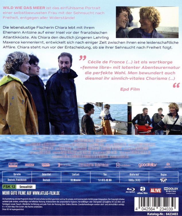 Produktbild: Wild wie das Meer (Blu-ray)