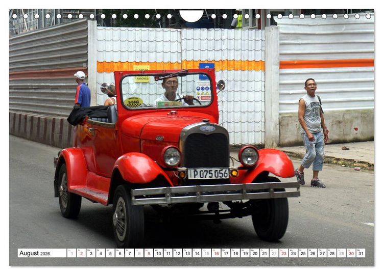 Produktbild: Ford Modell A - Ein r&uuml;stiger Neunzigj&auml;hriger in Havanna (Wandkalender 2026 DIN A4 quer), CALVENDO Monatskalender