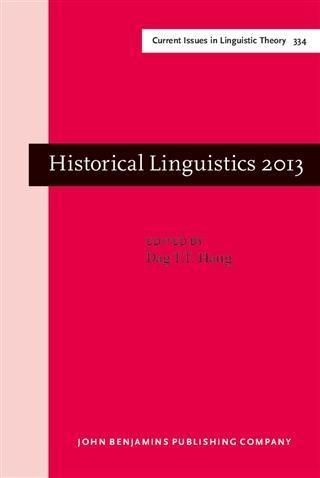 Produktbild: Historical Linguistics 2013