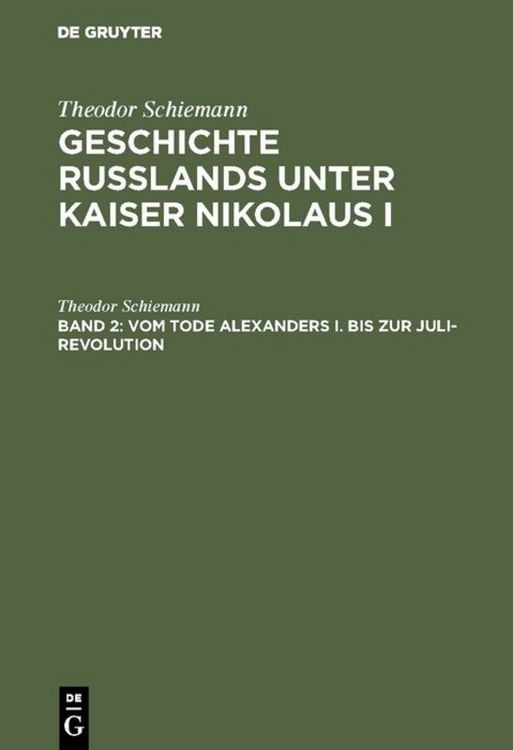 Produktbild: Vom Tode Alexanders I. bis zur Juli-Revolution