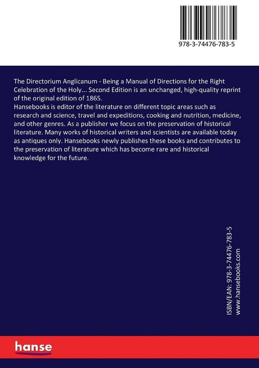 Produktbild: The Directorium Anglicanum