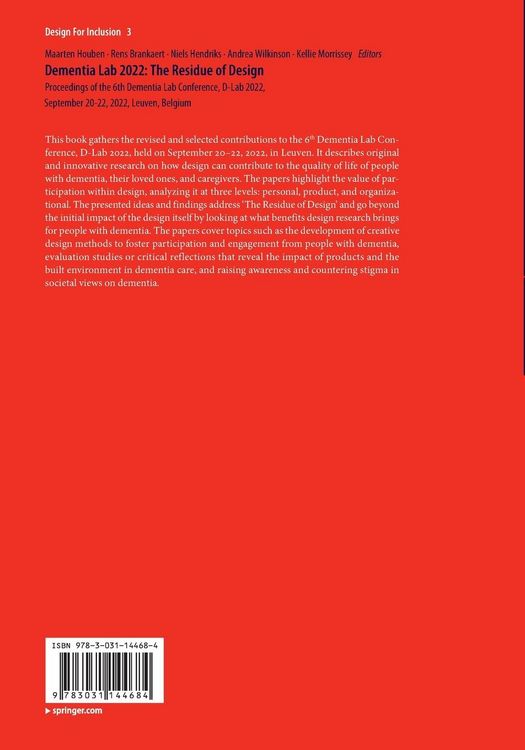 Produktbild: Dementia Lab 2022: The Residue of Design