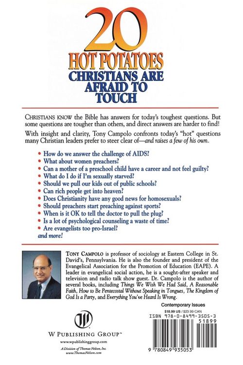 Produktbild: A 20 Hot Potatoes Christians Are Afraid to Touch