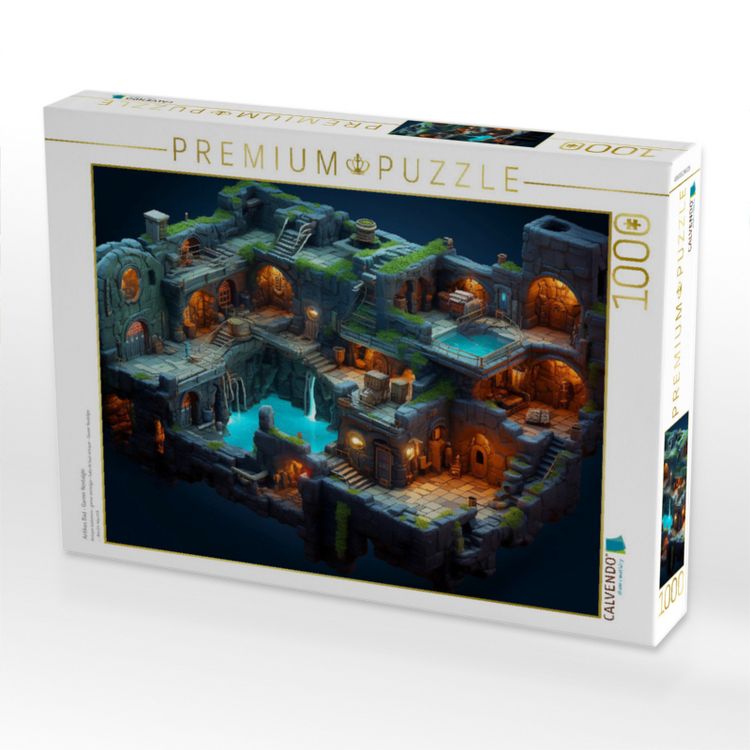 Produktbild: CALVENDO Puzzle Antikes Bad - Gamer Nostalgie | 1000 Teile Lege-Gr&ouml;&szlig;e 64x48cm Foto-Puzzle f&uuml;r gl&uuml;ckliche Stunden