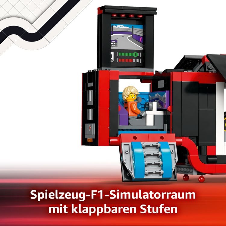 Produktbild: LEGO City F1 Transporter mit RB20 & AMR24 F1 Rennautos - Spielset 60445