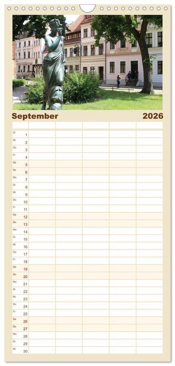 Produktbild: Familienplaner 2026 - In Berlins Mitte mit 5 Spalten (Wandkalender, 21 x 45 cm) CALVENDO