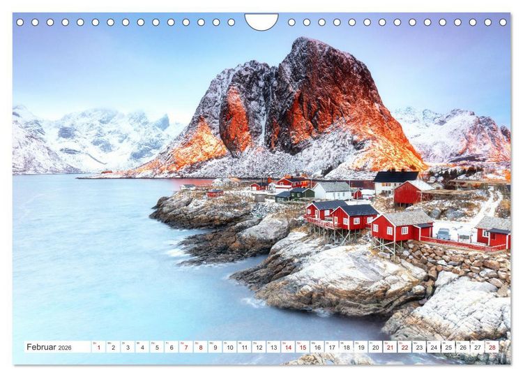Produktbild: K&uuml;sten Impressionen (Wandkalender 2026 DIN A4 quer), CALVENDO Monatskalender