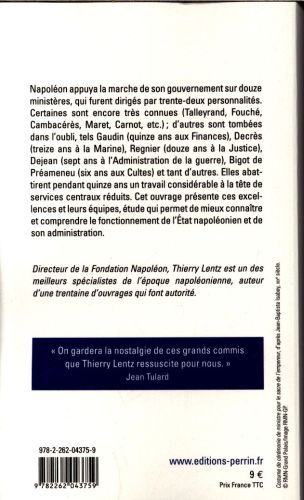 Produktbild: Les ministres de Napol&eacute;on : refonder l'Etat, servir l'empereur