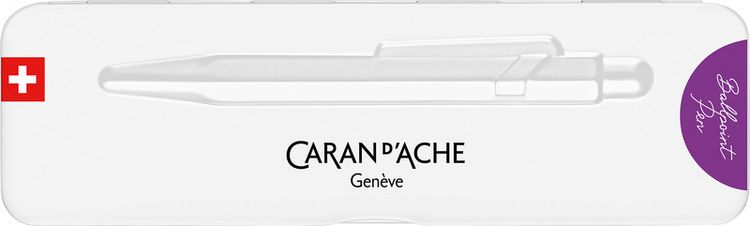 Produktbild: CARAN D'ACHE Kugelschreiber 849(TM) Colormat-X, violett Metalletui