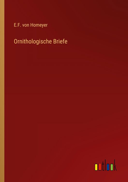 Produktbild: Ornithologische Briefe