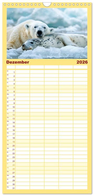 Produktbild: Familienplaner 2026 - Wenn Vertrauen siegt mit 5 Spalten (Wandkalender, 21 x 45 cm) CALVENDO