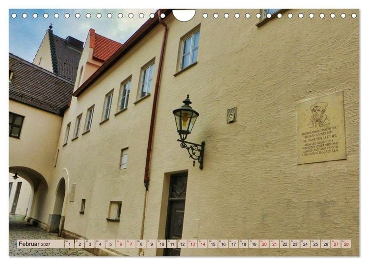 Produktbild: Hier war Martin Luther (Wandkalender 2027 DIN A4 quer), CALVENDO Monatskalender
