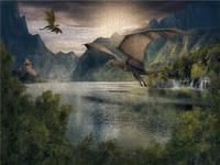 Produktbild: CALVENDO Puzzle Ein Motiv aus dem Kalender Land der Drachen | 1000 Teile Lege-Gr&ouml;&szlig;e 64x48cm Foto-Puzzle f&uuml;r gl&uuml;ckliche Stunden