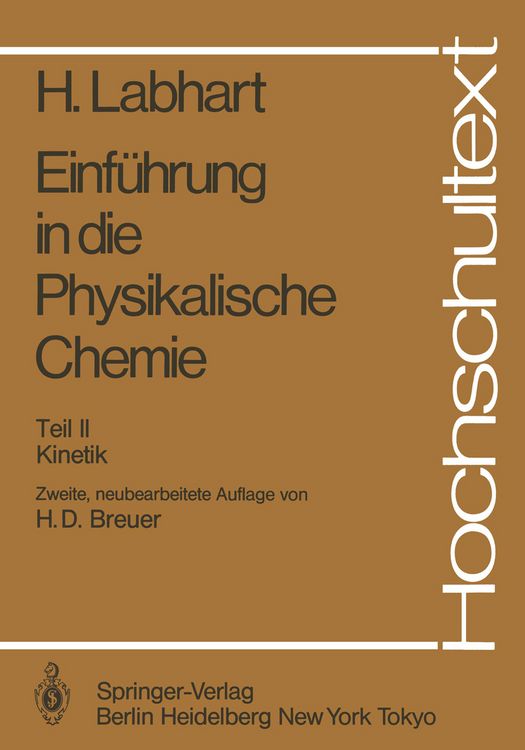 Produktbild: Einf&uuml;hrung in die Physikalische Chemie
