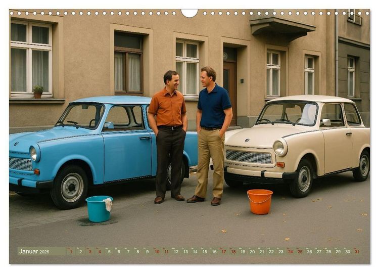 Produktbild: Alltagsgeschichten mit Trabant (Wandkalender 2026 DIN A3 quer), CALVENDO Monatskalender