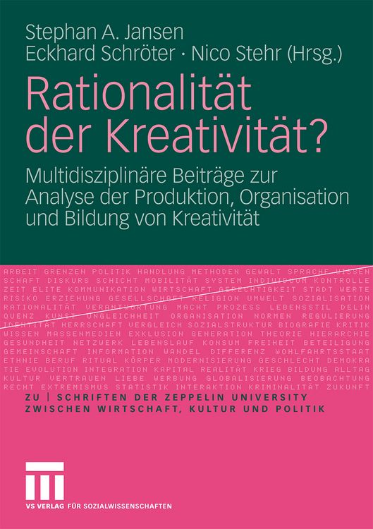 Produktbild: Rationalit&auml;t der Kreativit&auml;t?