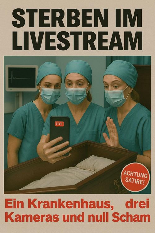Produktbild: Sterben im Livestream - Ein Krankenhaus, drei Kameras und null Scham