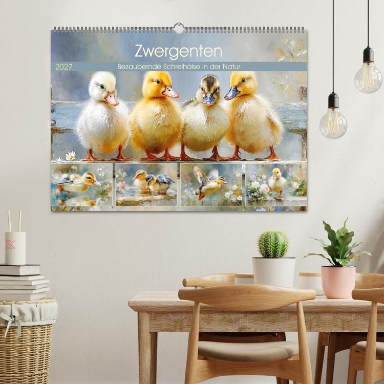 Produktbild: Zwergenten. Bezaubernde Schreih&auml;lse in der Natur (Wandkalender 2027 DIN A2 quer), CALVENDO Monatskalender