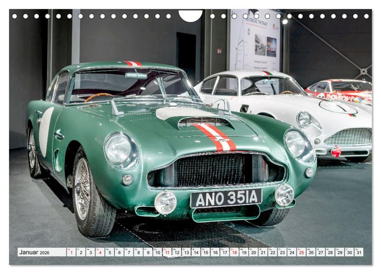 Produktbild: Nationales Auto Museum, Faszination auf R&auml;dern (Wandkalender 2026 DIN A4 quer), CALVENDO Monatskalender