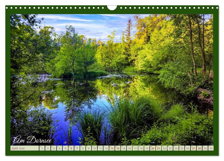 Produktbild: Dreieich Natur Pur (Wandkalender 2026 DIN A3 quer), CALVENDO Monatskalender