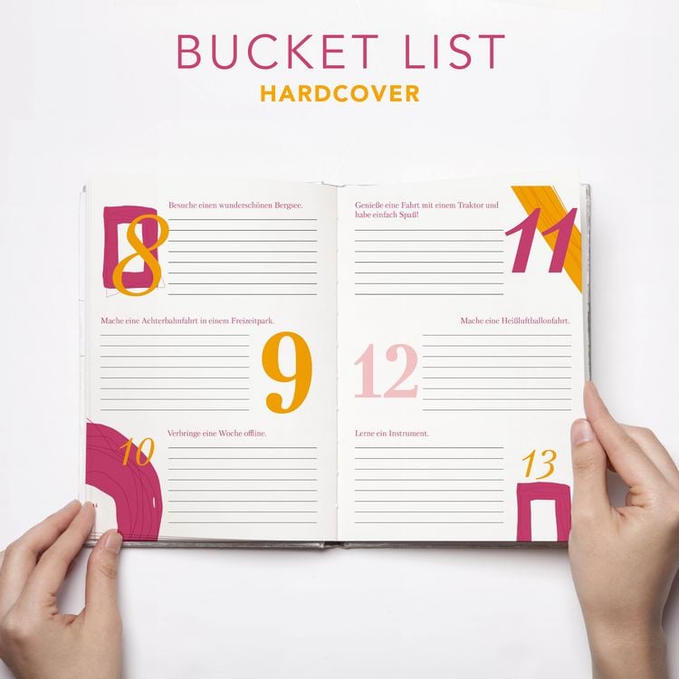 Produktbild: That&rsquo;s Me Bucket List | Das ultimative Bucket List Buch f&uuml;r ein erf&uuml;lltes Leben | Das Ausf&uuml;llbuch f&uuml;r 100 unvergessliche Erlebnisse und Momente | 100 Dinge, die man im Leben getan haben muss