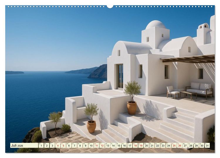 Produktbild: Paradiese der Stille - Orte zum Tr&auml;umen (hochwertiger Premium Wandkalender 2026 DIN A2 quer), Kunstdruck in Hochglanz