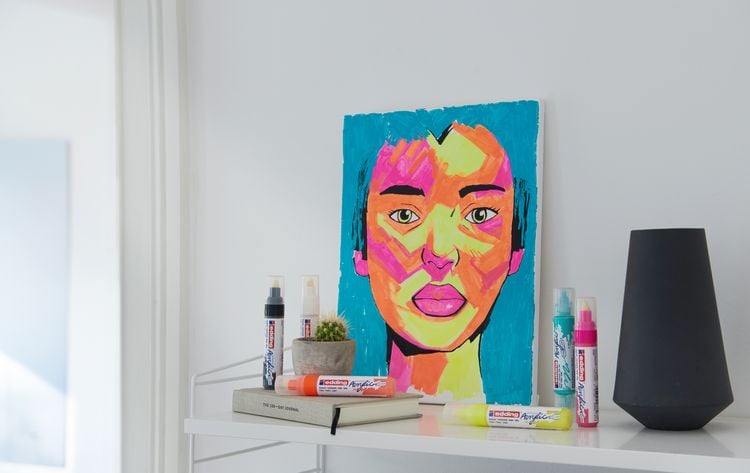 Produktbild: edding Acrylmarker 5000 pastell gr&uuml;n 5-10mm
