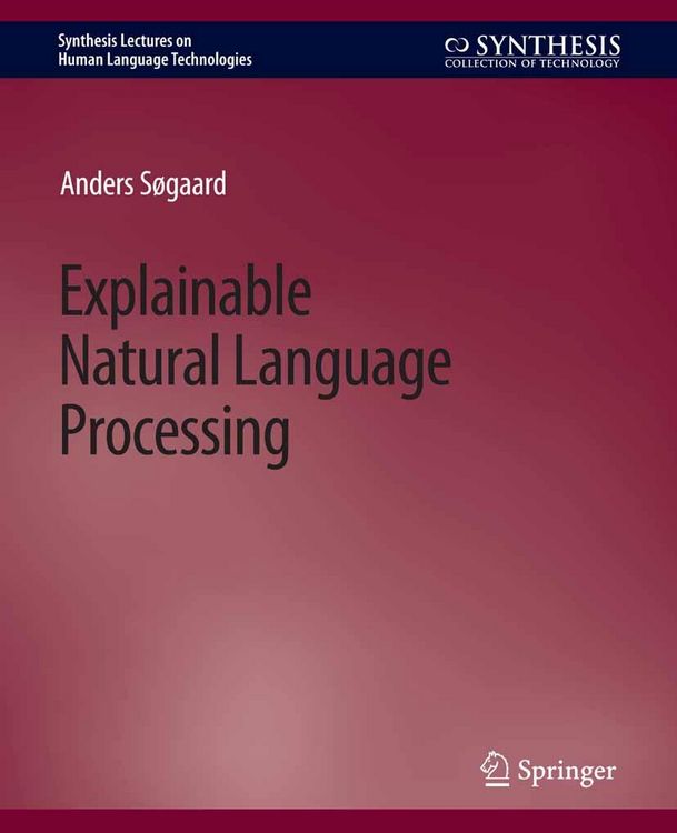 Produktbild: Explainable Natural Language Processing