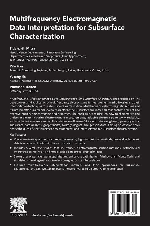 Produktbild: Multifrequency Electromagnetic Data Interpretation for Subsurface Characterization