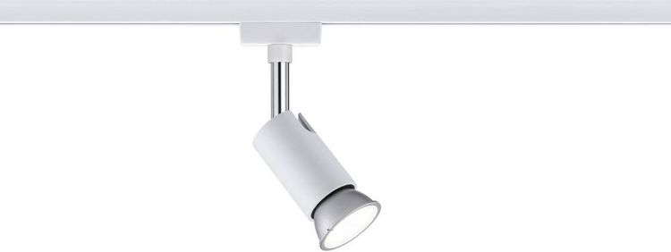 Produktbild: Paulmann Pure I Hochvolt-Schienensystem-Leuchte URail GU10 10W LED Wei&szlig;, Chrom