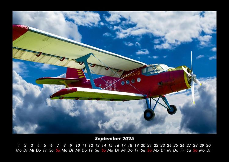 Produktbild: Flugzeuge 2025 Fotokalender DIN A3