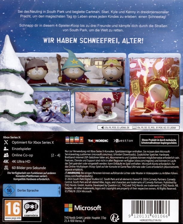 Produktbild: South Park - Snow Day!